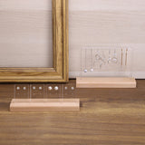 Wooden & Acrylic Earring Holders Necklace Stand Jewelry Display Case