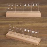 Wooden & Acrylic Earring Holders Necklace Stand Jewelry Display Case