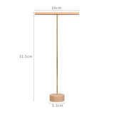 Wooden & Metal Necklace Holders Bracelet Stand Jewelry Chain Earring Organizer