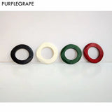 Wooden Perforated Ring Pendant Earrings DIY Jewelry Accessories
