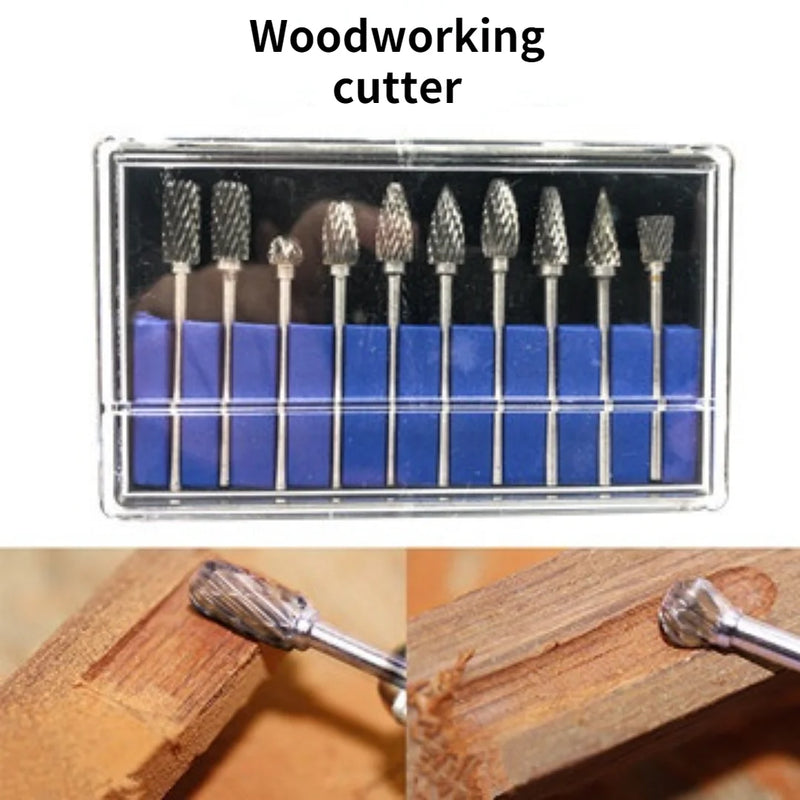 Woodworking Router Bit Engraving Tool 10pcs Cutter Carving