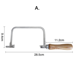 Adjustable Handsaw with 2 Blades, Multi Purpose DIY Hand Tool