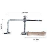 Adjustable Handsaw with 2 Blades, Multi Purpose DIY Hand Tool