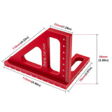Woodworking Square Protractor Miter Triangle Ruler