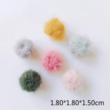 Wool Goods Pendant Necklace Round Ball Earring Accessories Supplies 8pcs