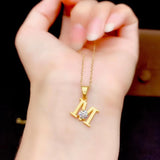 Moissanite Necklace 925 Silver Plated Birthday Gift