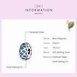 Wostu 925 Silver Clip Stopper Charm for Bracelet FIC1513