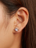 Wostu Mini Crab Stud Earrings 925 Silver Ear Buckles Clip Earring