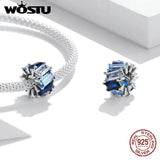 Wostu Colorful Fish 925 Sterling Silver CZ Charms