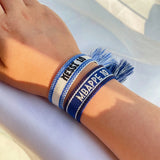 Adjustable Football Fans Bracelets Set