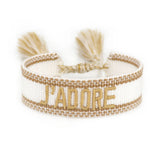 Woven Bracelets C'EST LA VIE Stacking Jewelry Bracelet