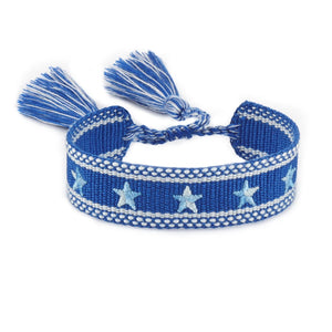 Heart & Star Bicolor Bracelets for Couples