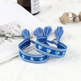 Heart & Star Bicolor Bracelets for Couples