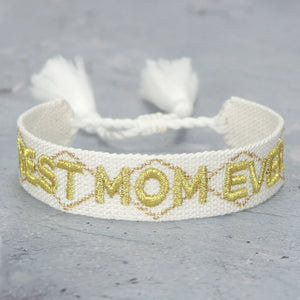 Woven Embroidery Bracelets Gift For Mom