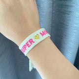 Woven Embroidery Bracelets Gift For Mom