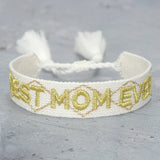 Woven Embroidery Bracelets Gift For Mom