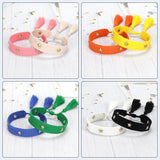 Woven Friendship Bracelet Tiny Stars Summer Jewelry