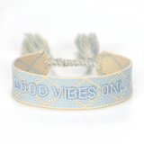 Woven Friendship Bracelet Unisex Lace Embroidery Tassel Bracelet