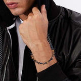 Alphanumeric Friendship Bracelet Tiger Eye Stone