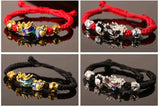 3D Gilded Red Rope Pixiu Mood Bracelet