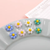 Floral Acrylic Pendant Earrings, Handmade Jewelry Accessories