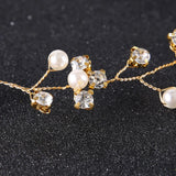 Crystal Bridal Hair Accessories Wreath for Wedding