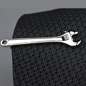 Copper Wrench Tie Clip for Men Business Necktie Accessory