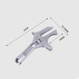 Movable Short Handle Wrench Tool Large Opening Automotive Workshop Tools