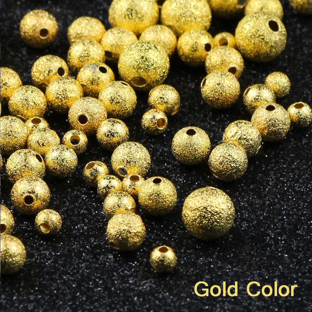 Metal Bead Silver K Spacer Loose Beads Jewelry Making DIY