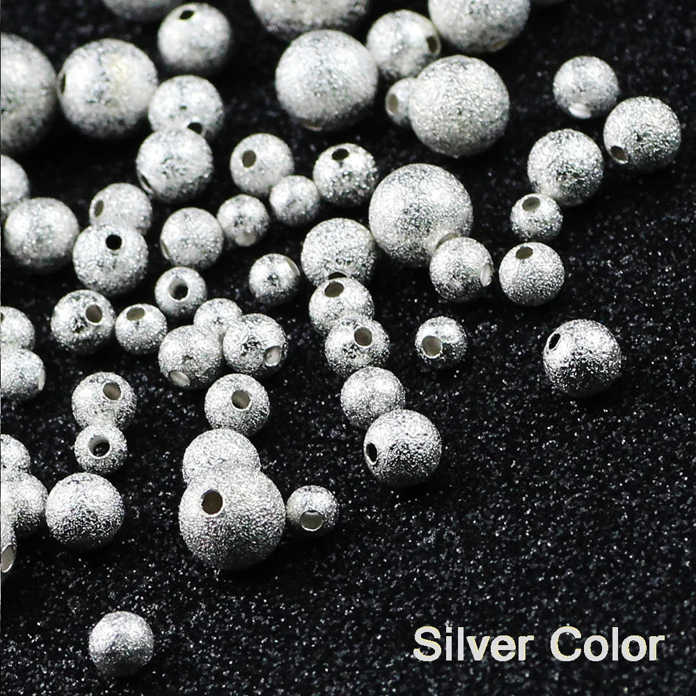 Metal Bead Silver K Spacer Loose Beads Jewelry Making DIY
