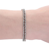 Stainless Steel Chain Biker Bracelet Buddha Jewelry
