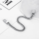 Stainless Steel Chain Biker Bracelet Buddha Jewelry