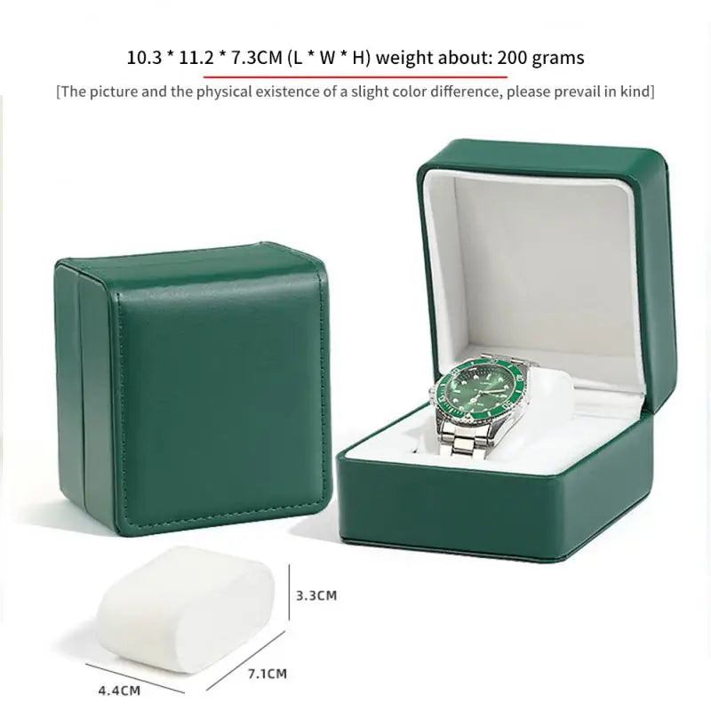 Waterproof PU Watch Storage Case Gift Box Jewelry Organizer