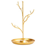 Wrought Iron Jewelry Organizer Display Shelf - Tree Branch Earring Holder