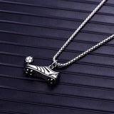 Wukaka Punk football shoe Pendant Necklace Chain for Boy