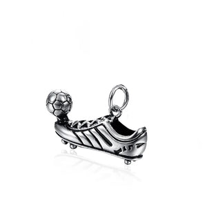Wukaka Punk football shoe Pendant Necklace Chain for Boy