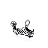 Wukaka Punk football shoe Pendant Necklace Chain for Boy