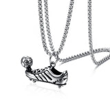 Wukaka Punk football shoe Pendant Necklace Chain for Boy