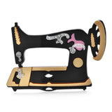 Acrylic Sewing Machine Brooch for Women Unisex