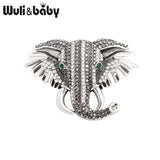 Sparkling Elephant Brooches 4-color Rhinestone Lucky Animal Party Pins