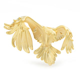 High Flying Eagle Animal Brooch Pin Men Women 4-color