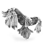 High Flying Eagle Animal Brooch Pin Men Women 4-color