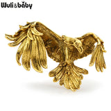 High Flying Eagle Animal Brooch Pin Men Women 4-color