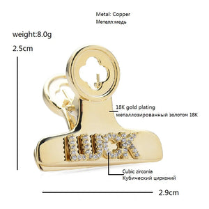 Luck Clipper Brooches For Women Suits Shirt Brooch Pins Jewlery