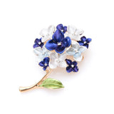 Purple Red Lilac flower Brooches Women Weddings Party Brooch Pins
