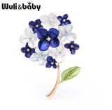 Purple Red Lilac flower Brooches Women Weddings Party Brooch Pins