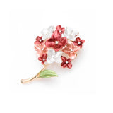 Purple Red Lilac flower Brooches Women Weddings Party Brooch Pins