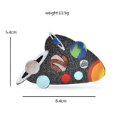 Wulli&baby Acrylic Galaxy Brooches Unisex Space Astronomy Lover Party Office Pin