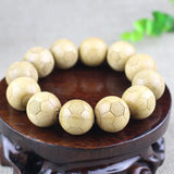 Wutai Mountain Wooden Football Bracelet Prayer Beads