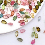 Wuzhou Pear Cut Tourmaline Gemstone for Jewelry Making
